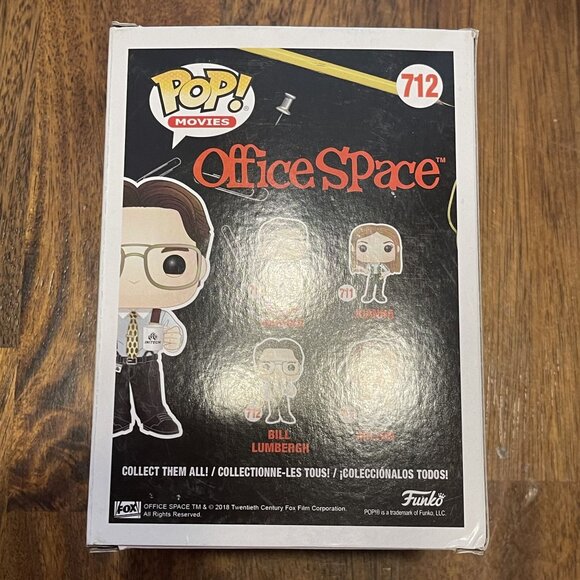 Funko Pop Office Space #712 Bill Lumbergh Vinyl Figure Collectible In Box Movie - Picture 3 of 13